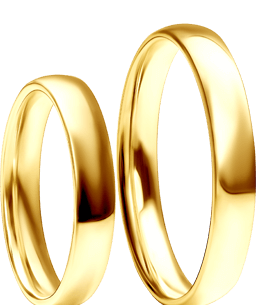 Klasické svadobné obrúčky